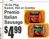 Premio Italian Sausage