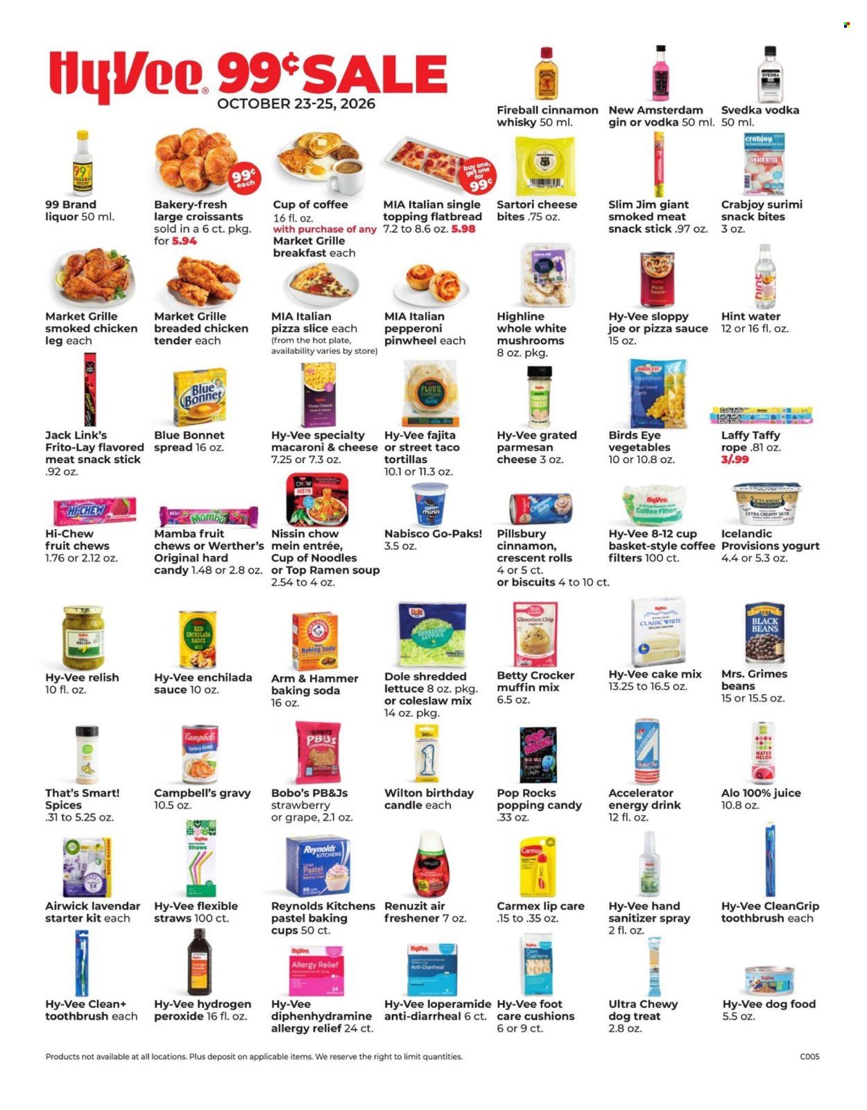 Hy-Vee ad - 10/23/2026 - 10/25/2026. Page 2