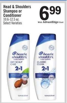Head & Shoulders Shampoo or Conditioner