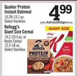 Quaker Protein Instant Oatmeal