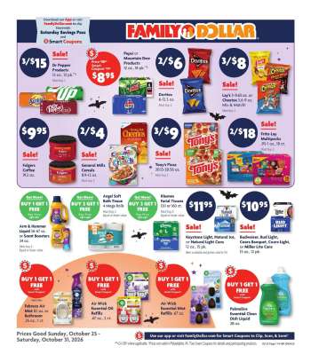 Family Dollar Flyer - 10/25/2026 - 10/31/2026.