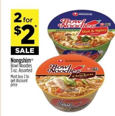 Nongshim Bowl Noodles