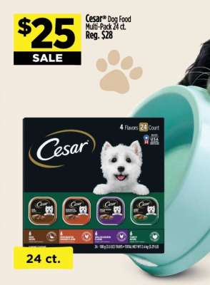 Cesar Dog Food Multi-Pack 24 ct.
