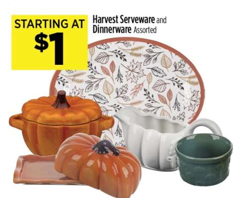 Harvest Serveware and Dinnerware