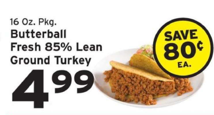 Butterball Fresh 85% Lean Ground Turkey
