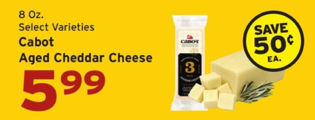 Cabot Aged Cheddar Cheese