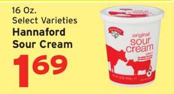 Hannaford Sour Cream