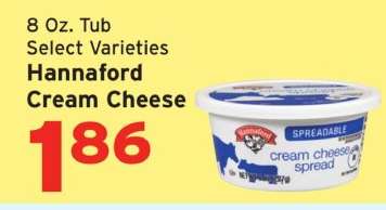 Hannaford Cream Cheese