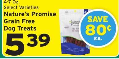 Nature's Promise Grain Free Dog Treats