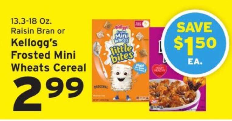 Kellogg’s Frosted Mini Wheats cereal