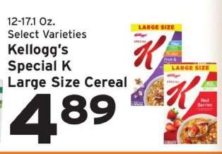 Kellogg's Special K Large Size Cereal