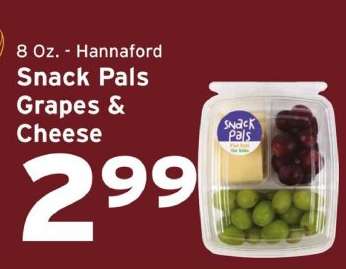 Snack Pals Grapes & Cheese