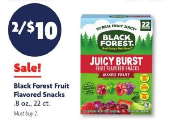 Black Forest Fruit Flavored Snacks