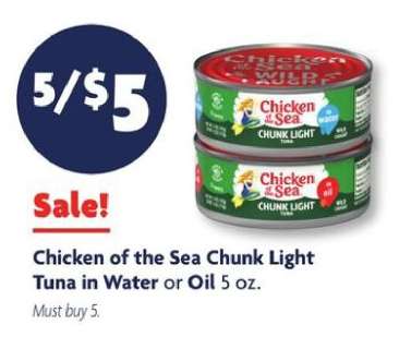 Chicken Of The Sea Chunk Light Tuna