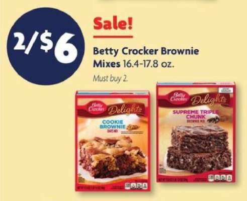 Betty Crocker Brownie Mixes