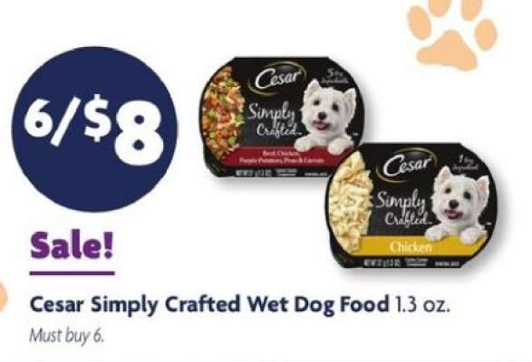 Cesar Simply Crafted Wet Dog Food