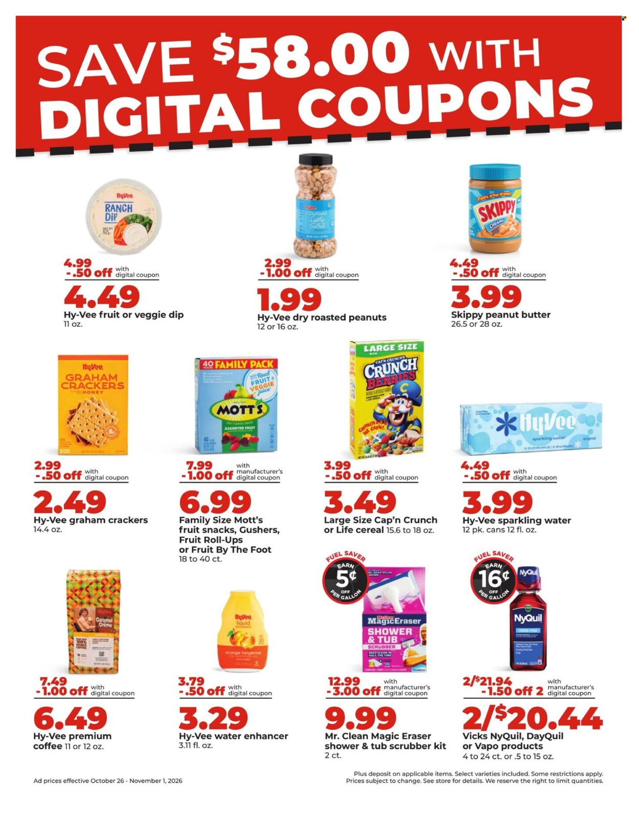 Hy-Vee ad - 10/26/2026 - 11/01/2026. Page 10