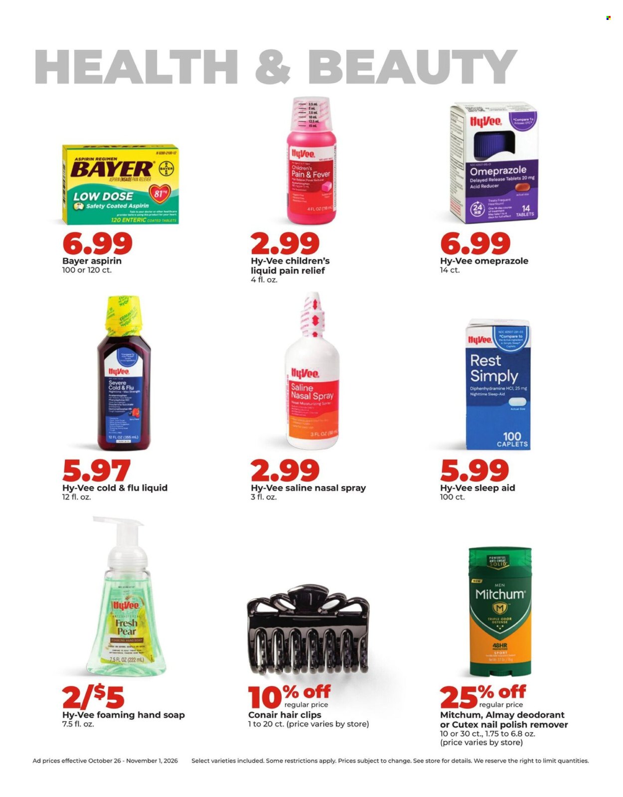 Hy-Vee ad - 10/26/2026 - 11/01/2026. Page 44
