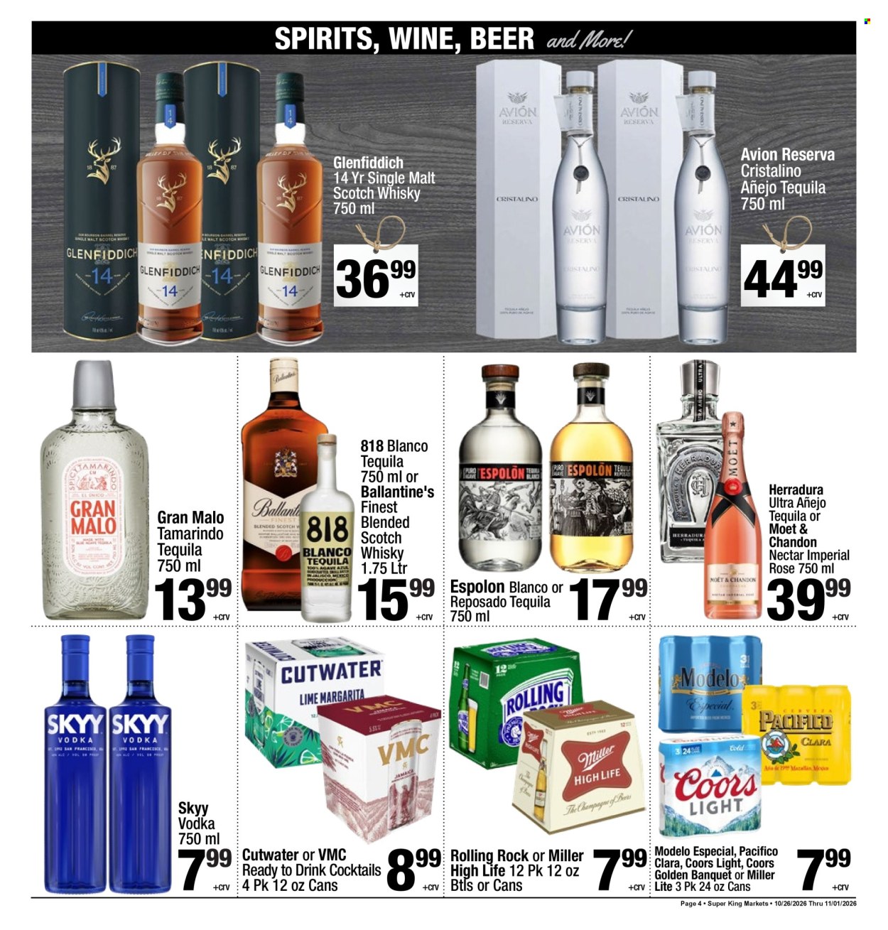 Super King Markets ad - 10/26/2026 - 11/01/2026. Page 4