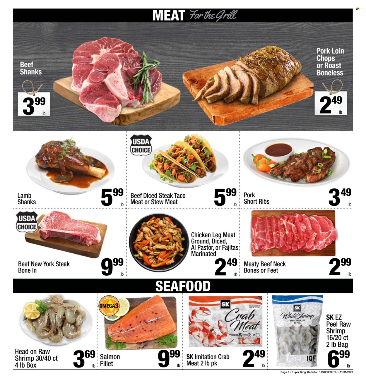 Super King Markets ad - 10/26/2026 - 11/01/2026. Page 5