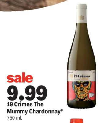 19 Crimes The Mummy Chardonnay