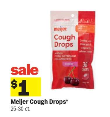 Meijer Cough Drops