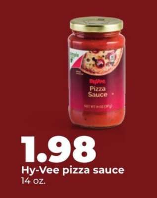 Hy-Vee pizza sauce