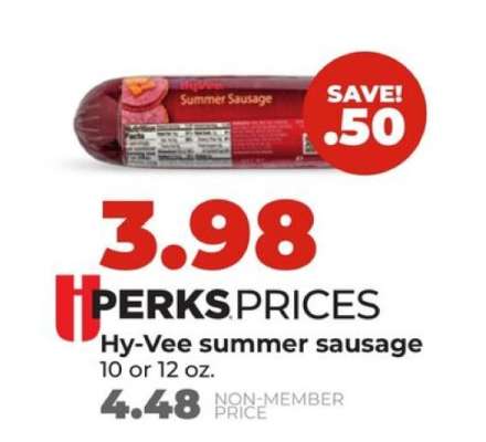 Hy-Vee summer sausage