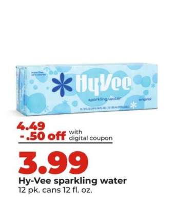 Hy-Vee sparkling water