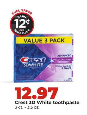 Crest 3D White Toothpaste