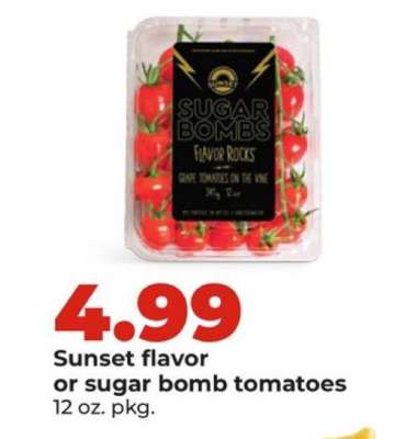 Sunset flavor or sugar bomb tomatoes