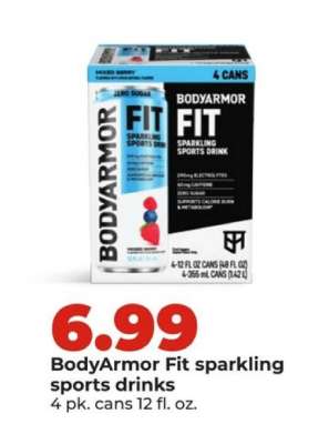 BodyArmor Fit sparkling sports drinks