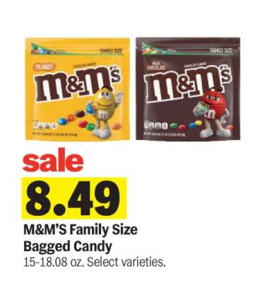M&M'S Family Size Bagged Candy