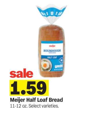 Meijer Half Loaf Bread