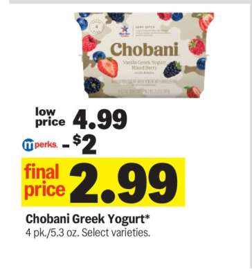 Chobani Greek Yogurt