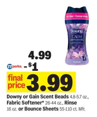 Downy or Gain Scent Beads
