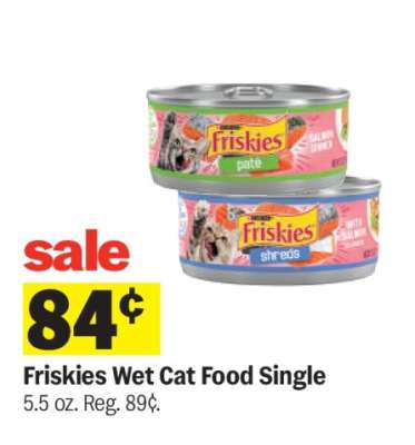 Friskies Wet Cat Food Single