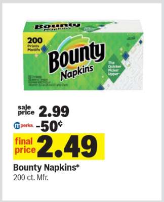 Bounty Napkins