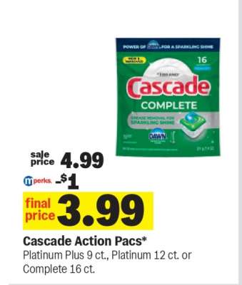 Cascade Action Pacs