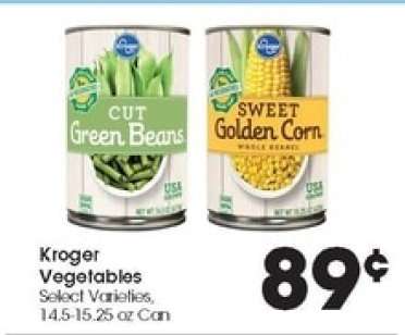 Kroger Vegetables