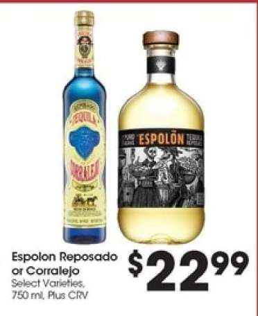 Espolon Reposado or Corralejo