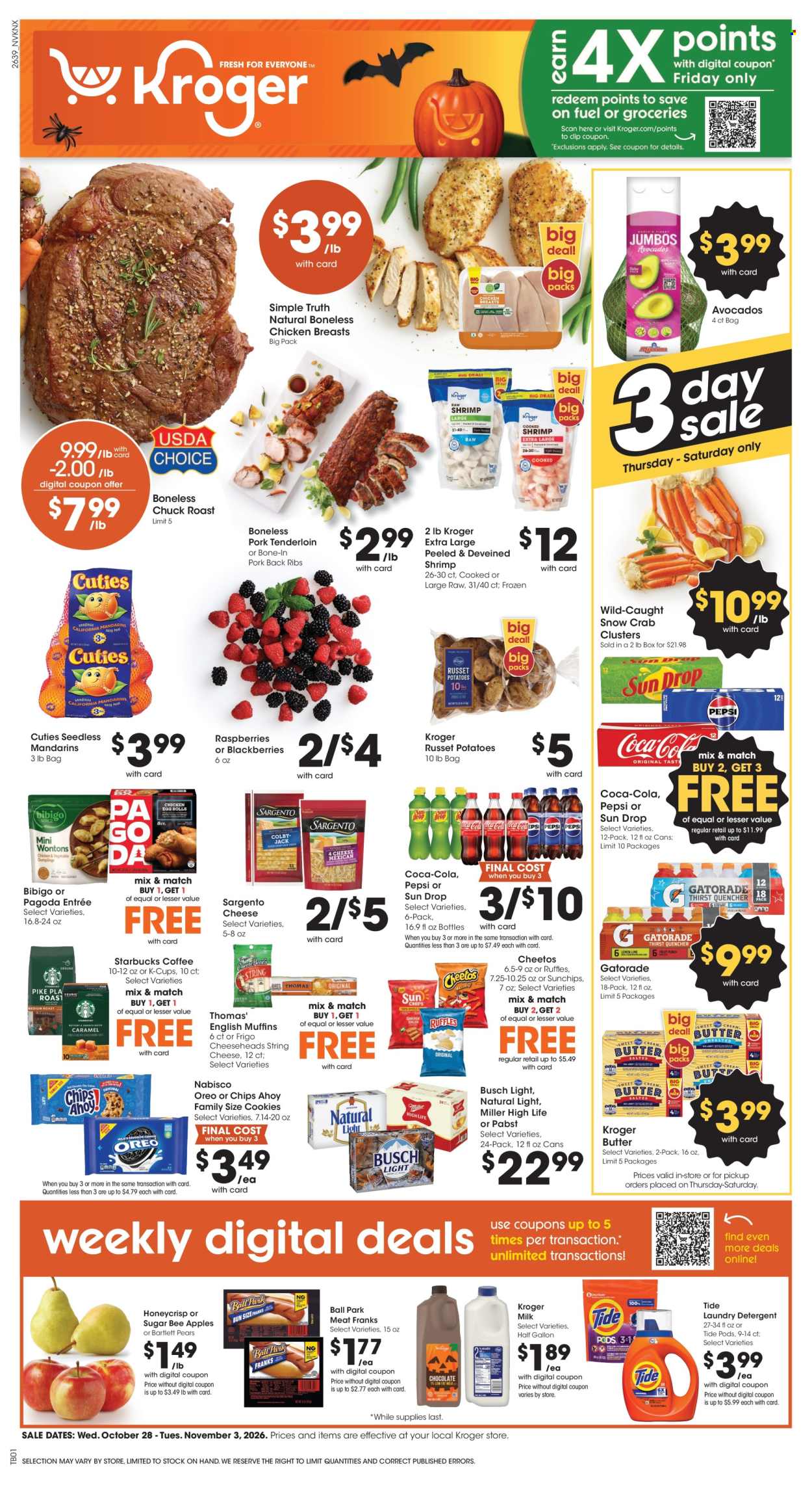 Kroger ad - 10/28/2026 - 11/03/2026. Page 1