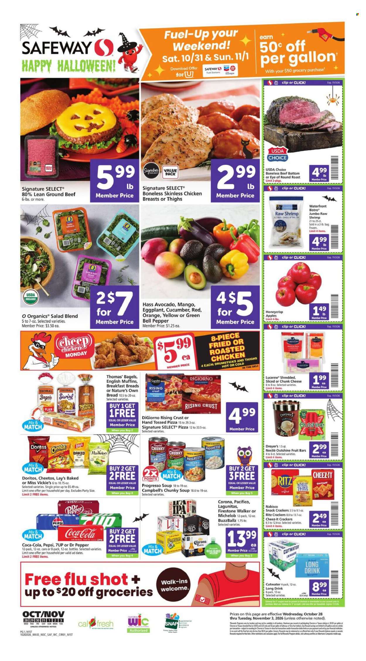 Safeway ad - 10/28/2026 - 11/03/2026. Page 1
