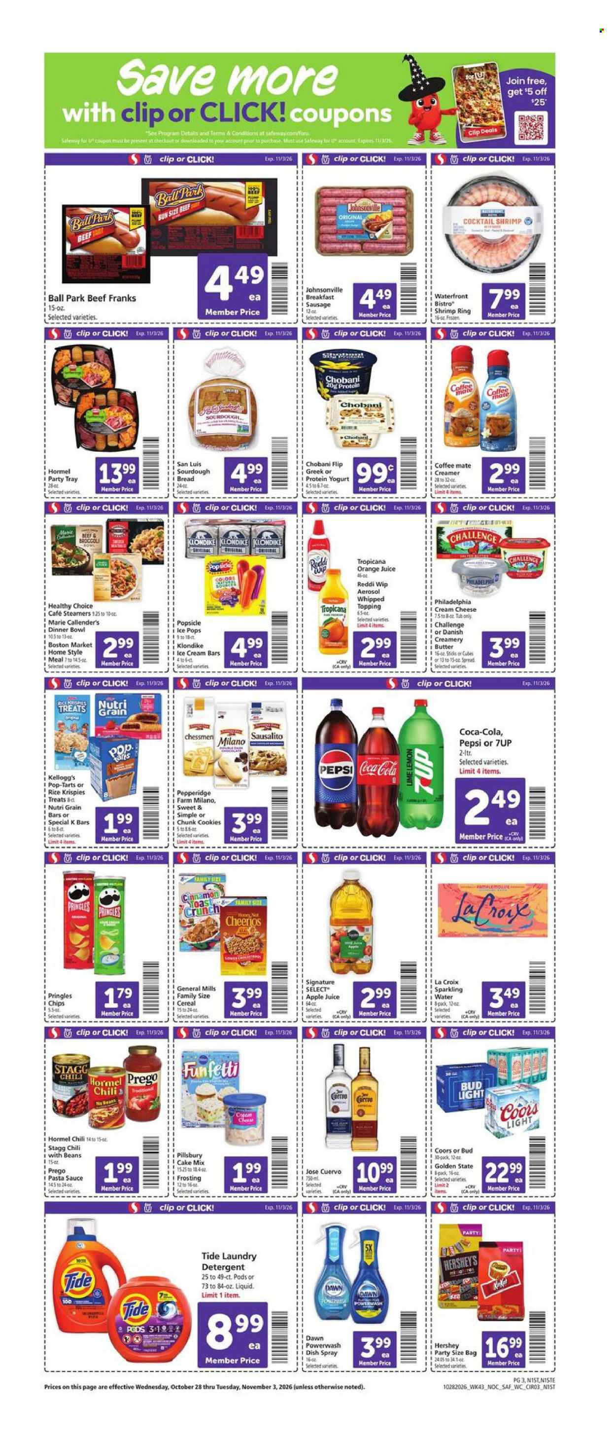 Safeway ad - 10/28/2026 - 11/03/2026. Page 3