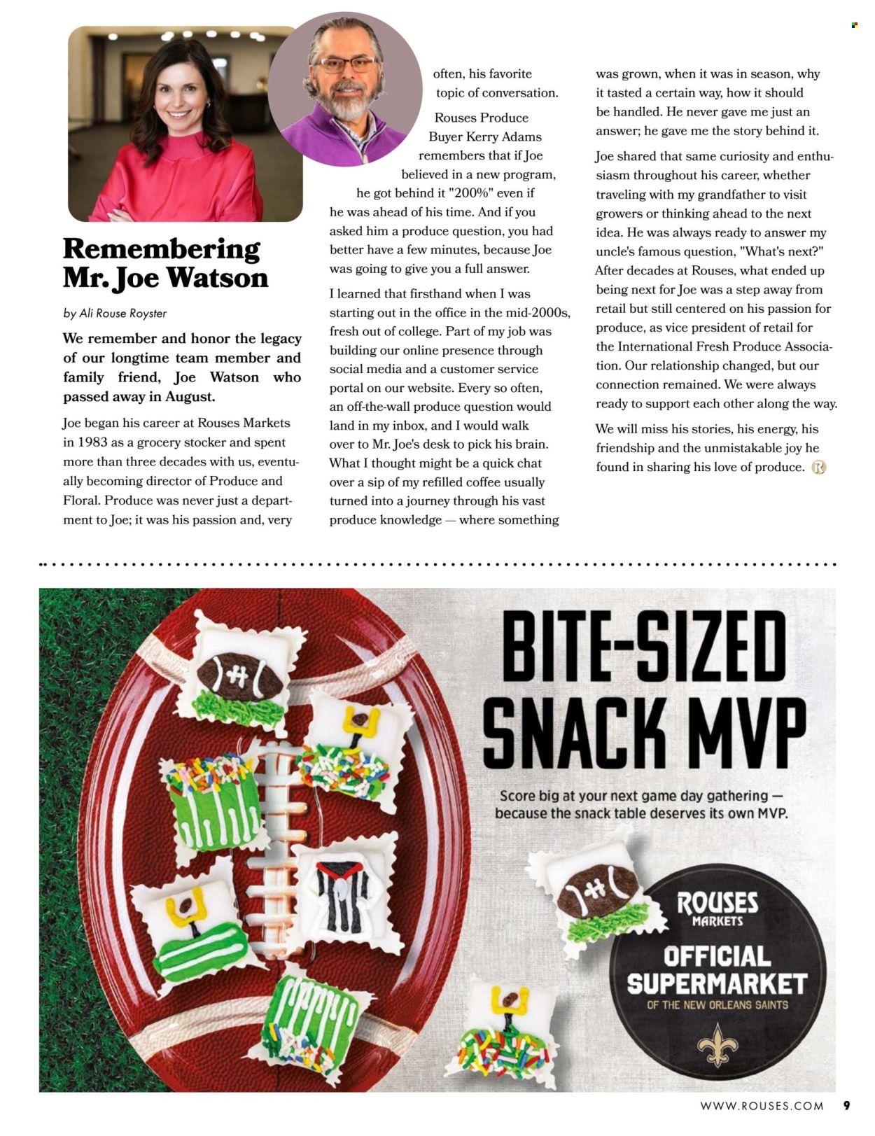Rouses Markets ad. Page 11