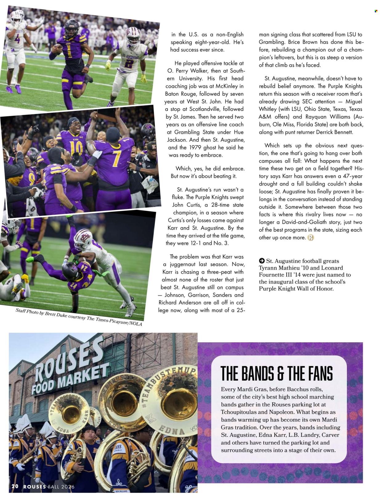 Rouses Markets ad. Page 22