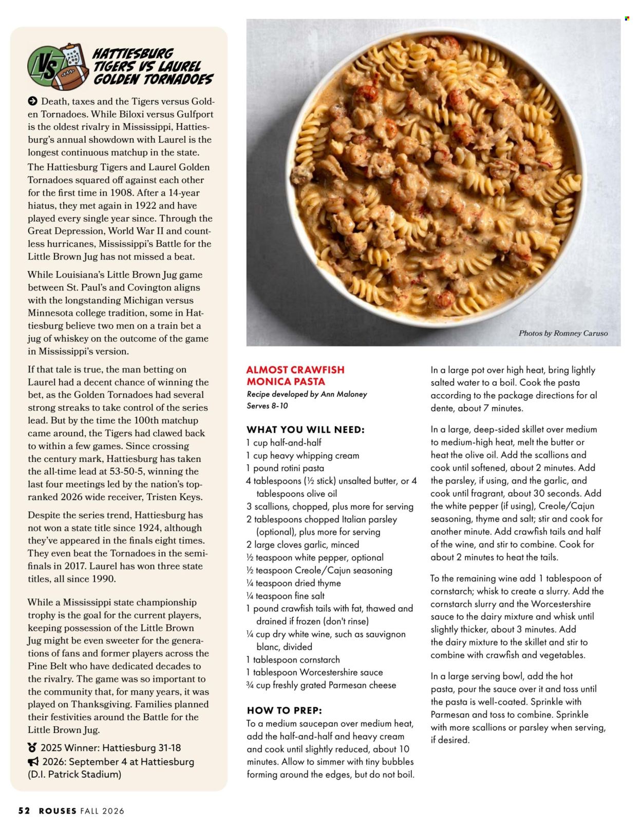 Rouses Markets ad. Page 54