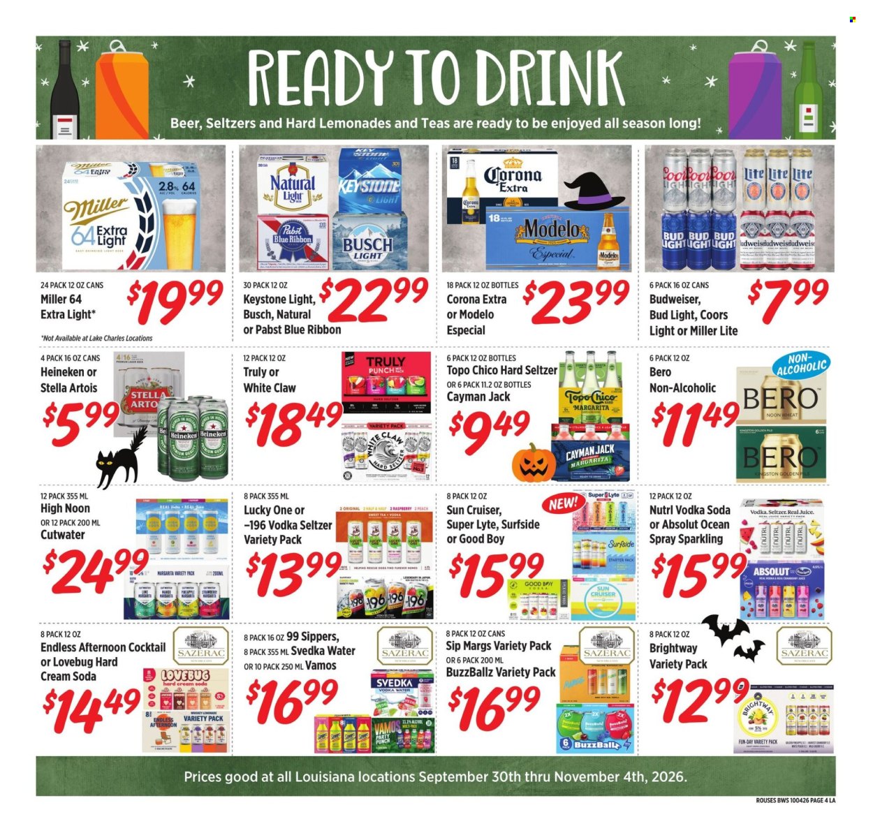 Rouses Markets ad - 09/30/2026 - 11/04/2026. Page 4