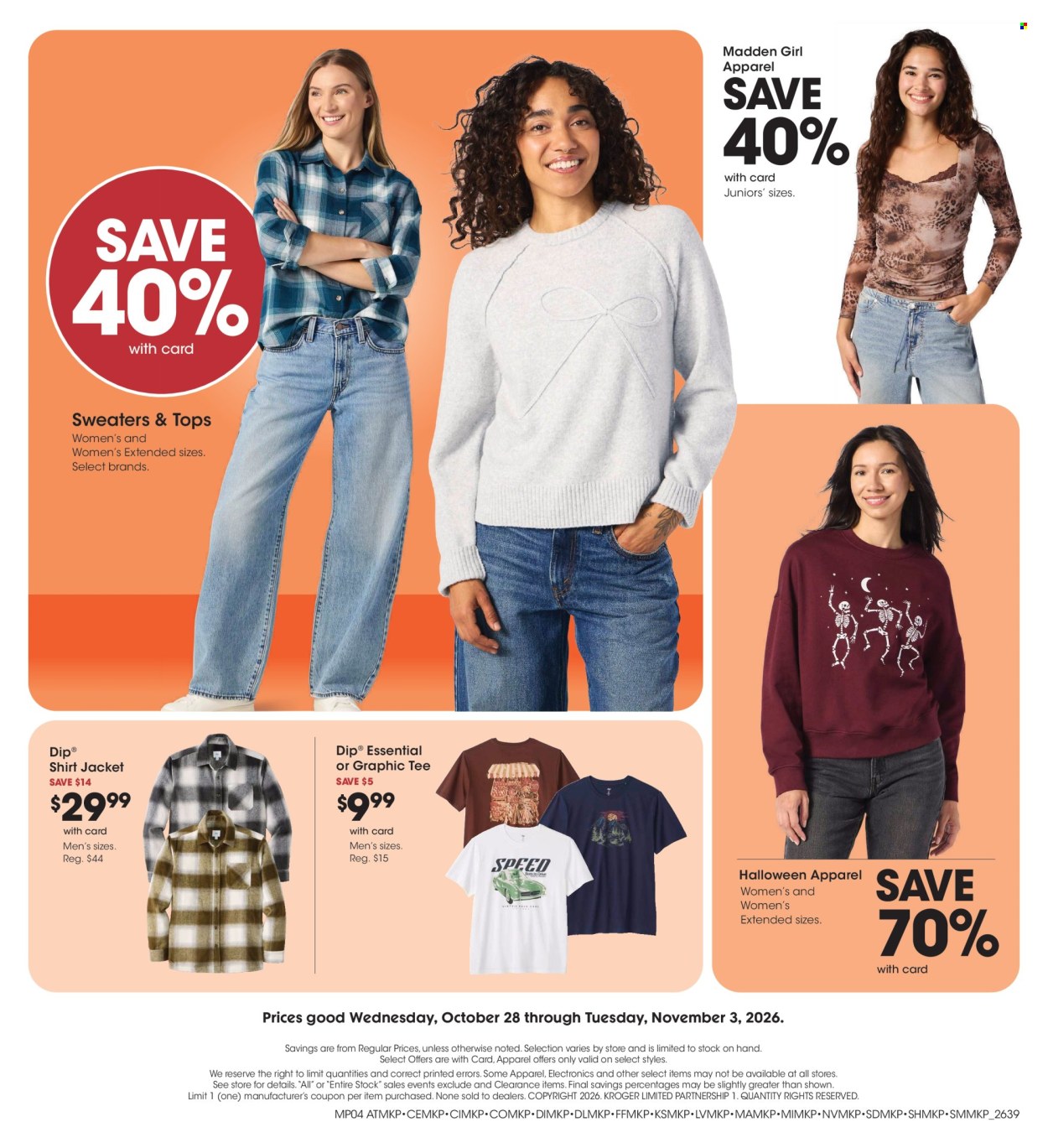 Kroger ad - 10/28/2026 - 11/03/2026. Page 4