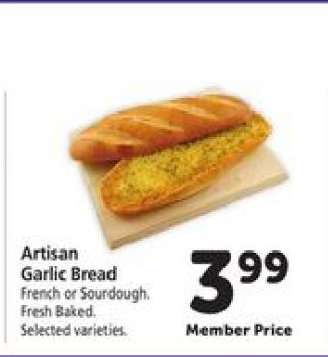 Artisan Garlic Bread
